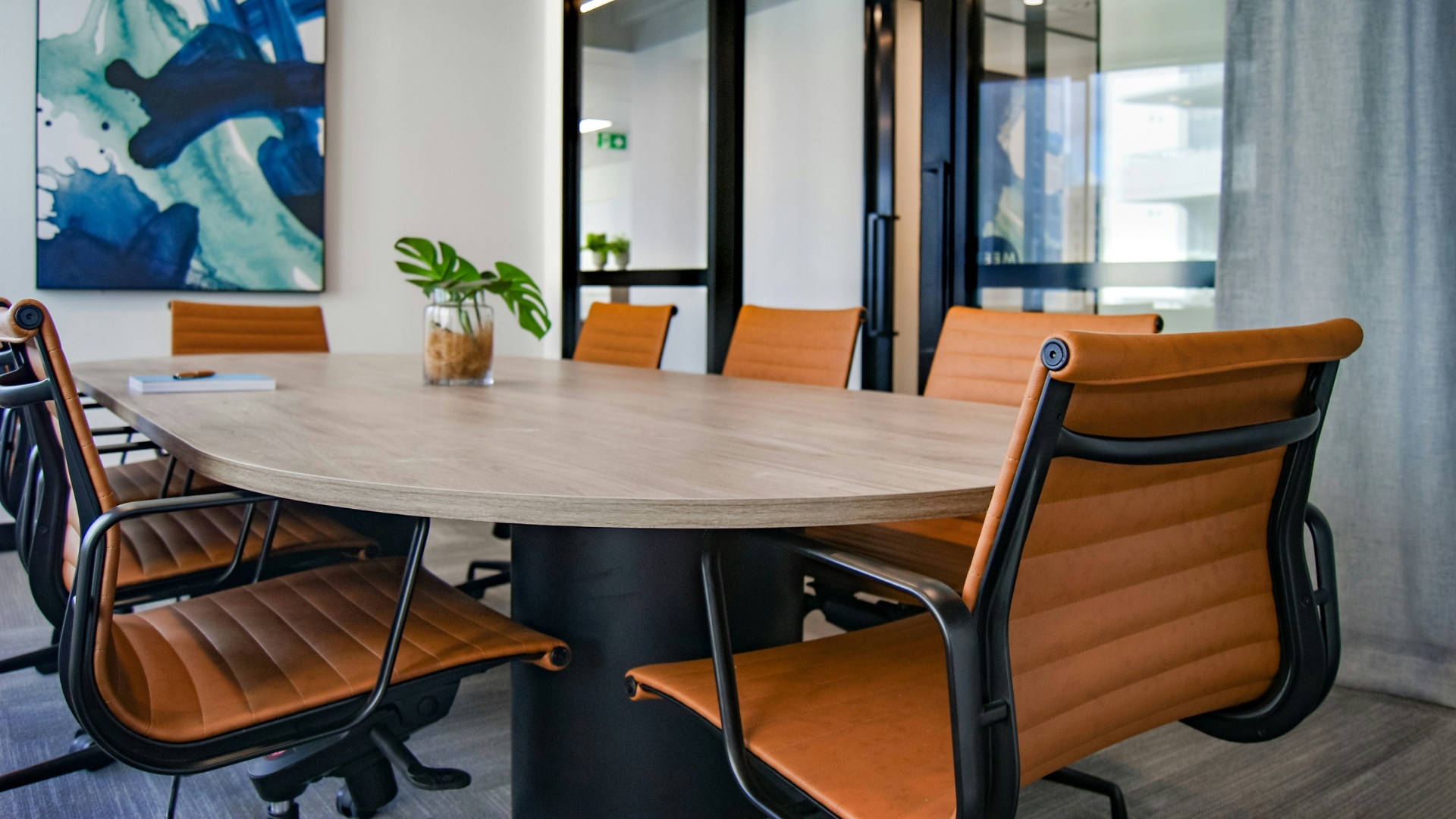 Office furniture table and meeting chairs Meeting Room